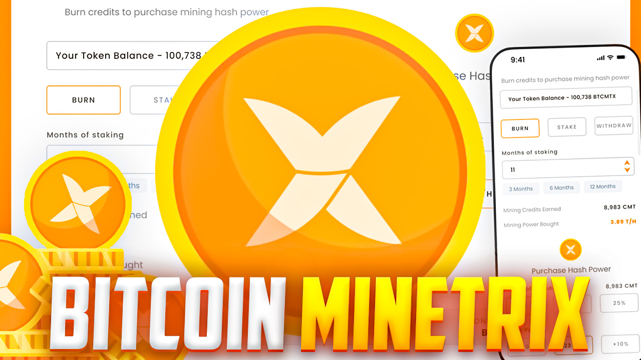 Durch 1000 Dollar in Bitcoin Minetrix zum Millionär? Dieser Coin versucht das BTC Mining zu revolutionieren. 