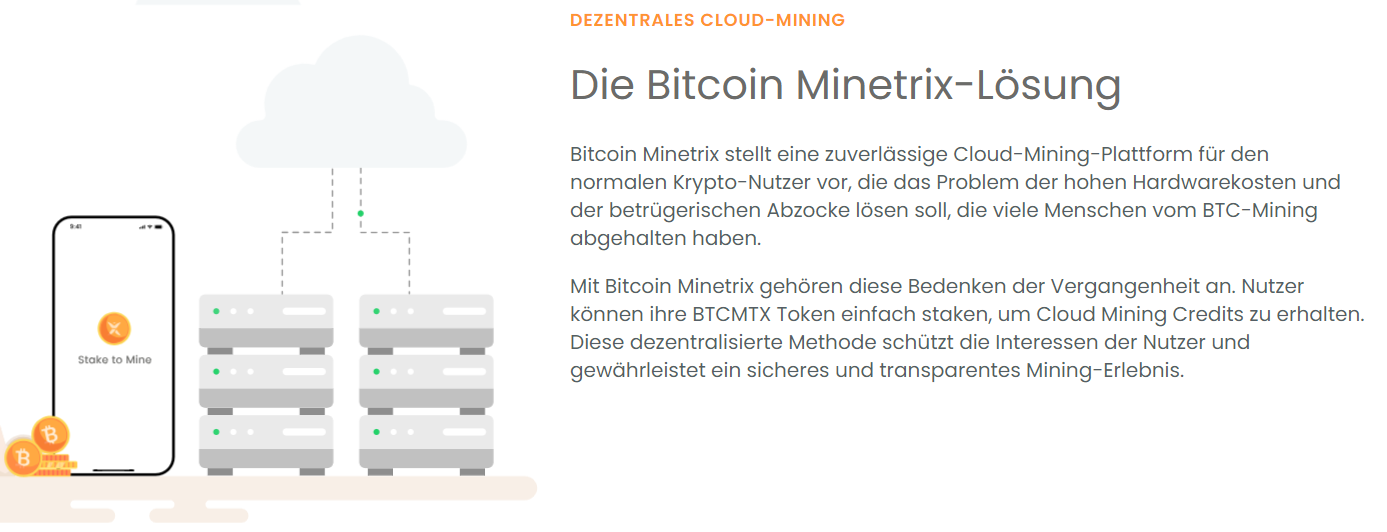 Bitcoin Minetrix Lösung