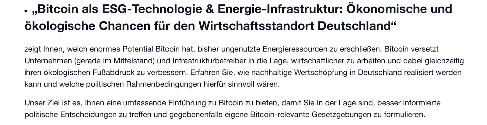 Bitcoin goes Bundestag 
