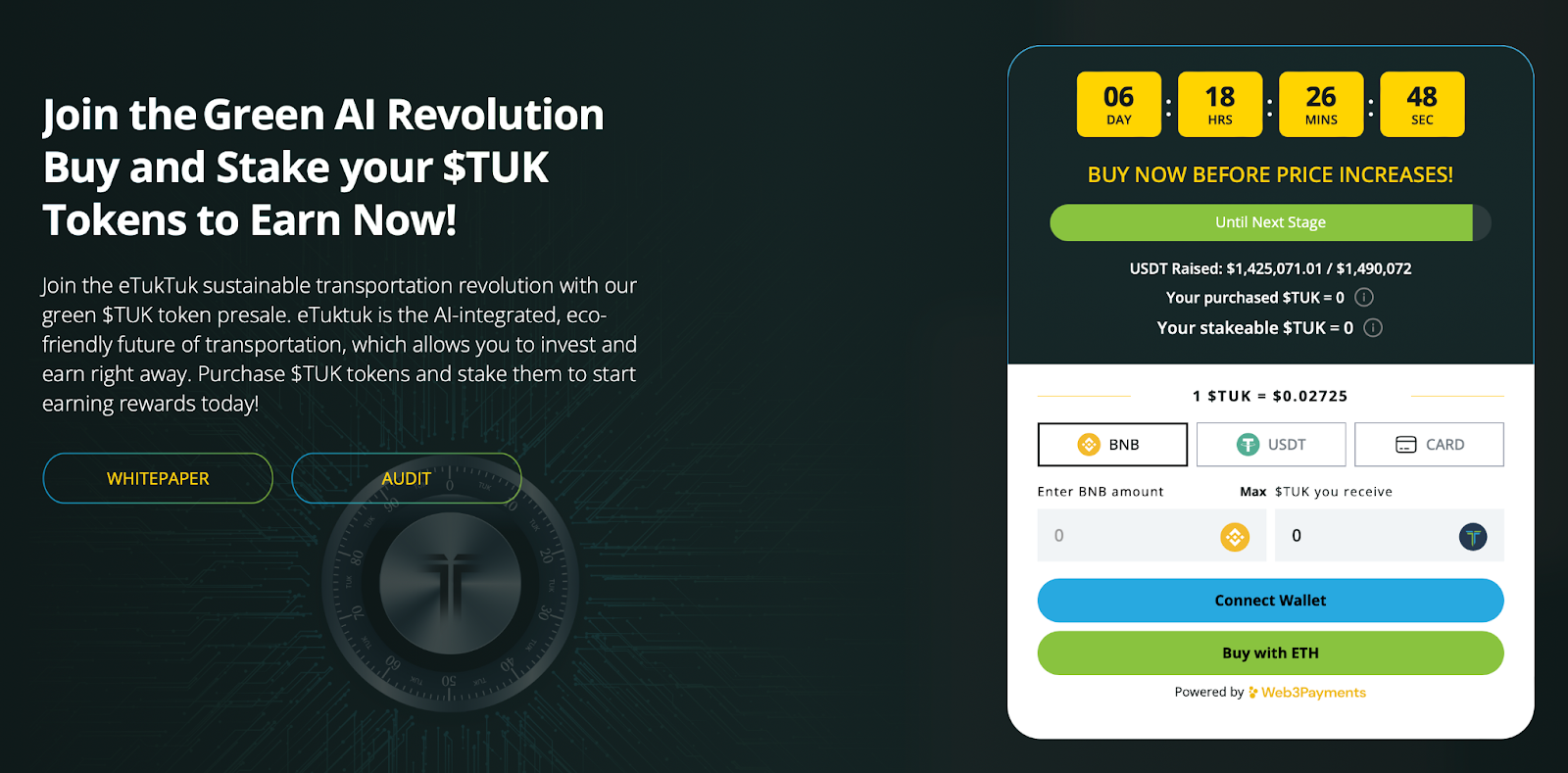 TUK Presale 