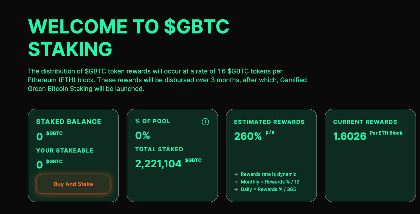 GBTC Staking 