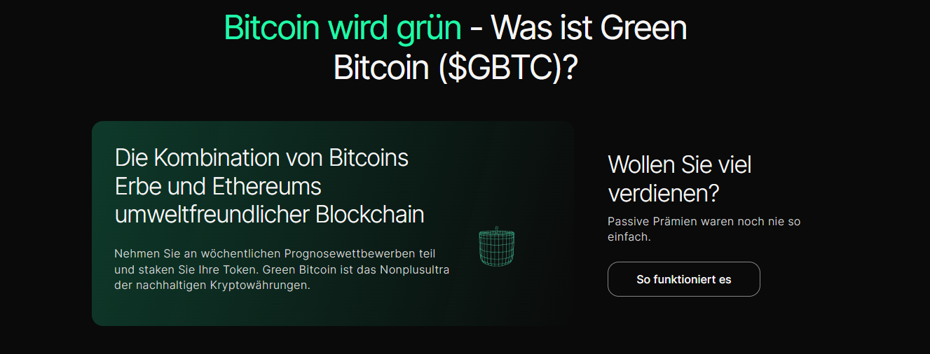 Green Bitcoin