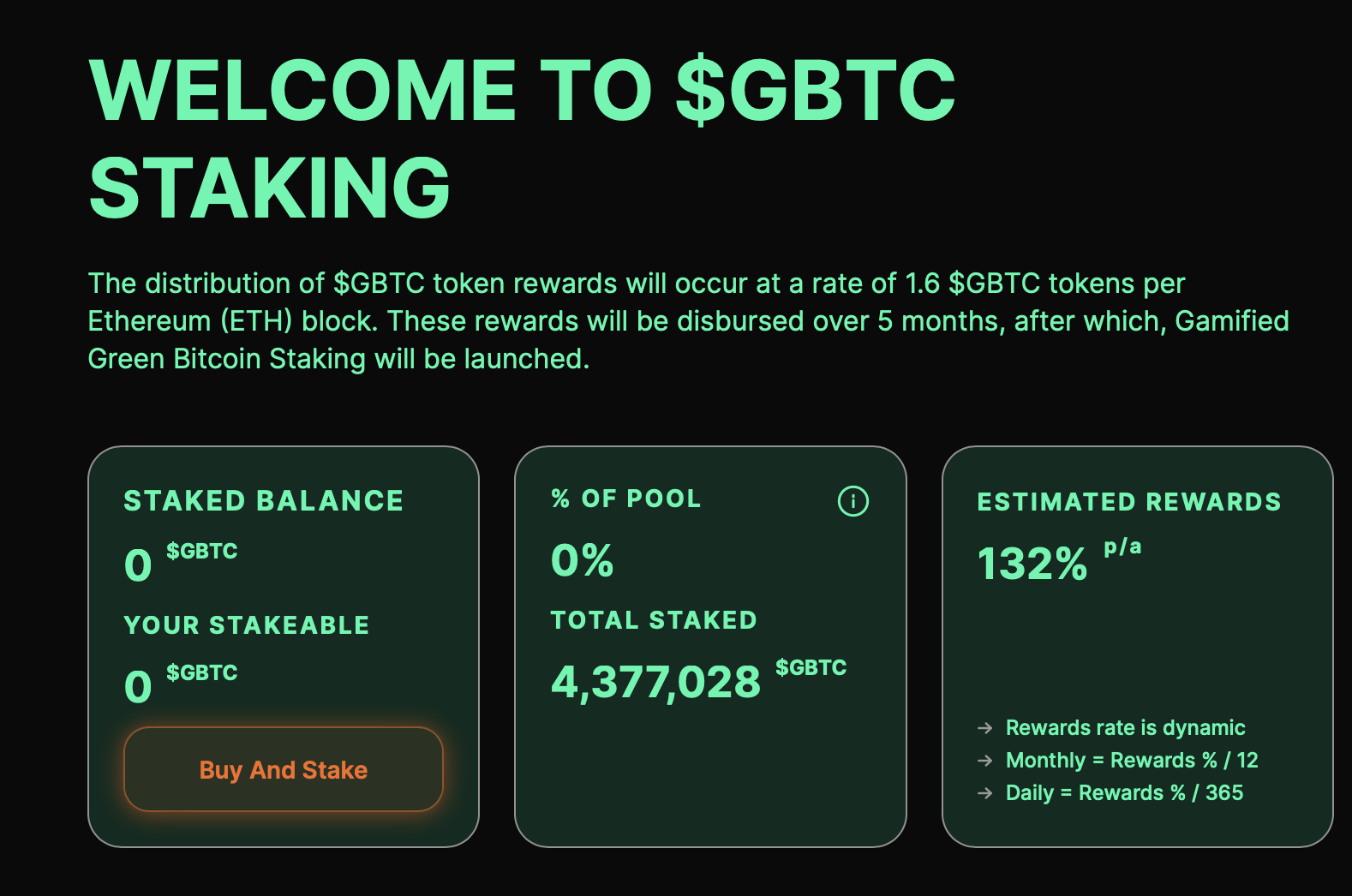 GBTC Staking 