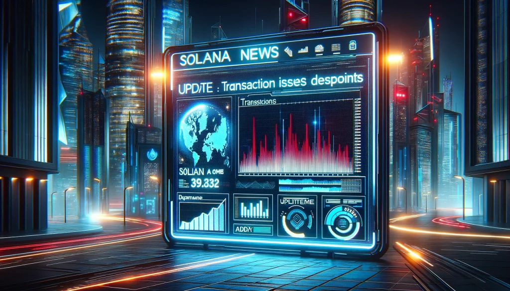 Solana News Update fuer Transaktionsprobleme enttaeuscht