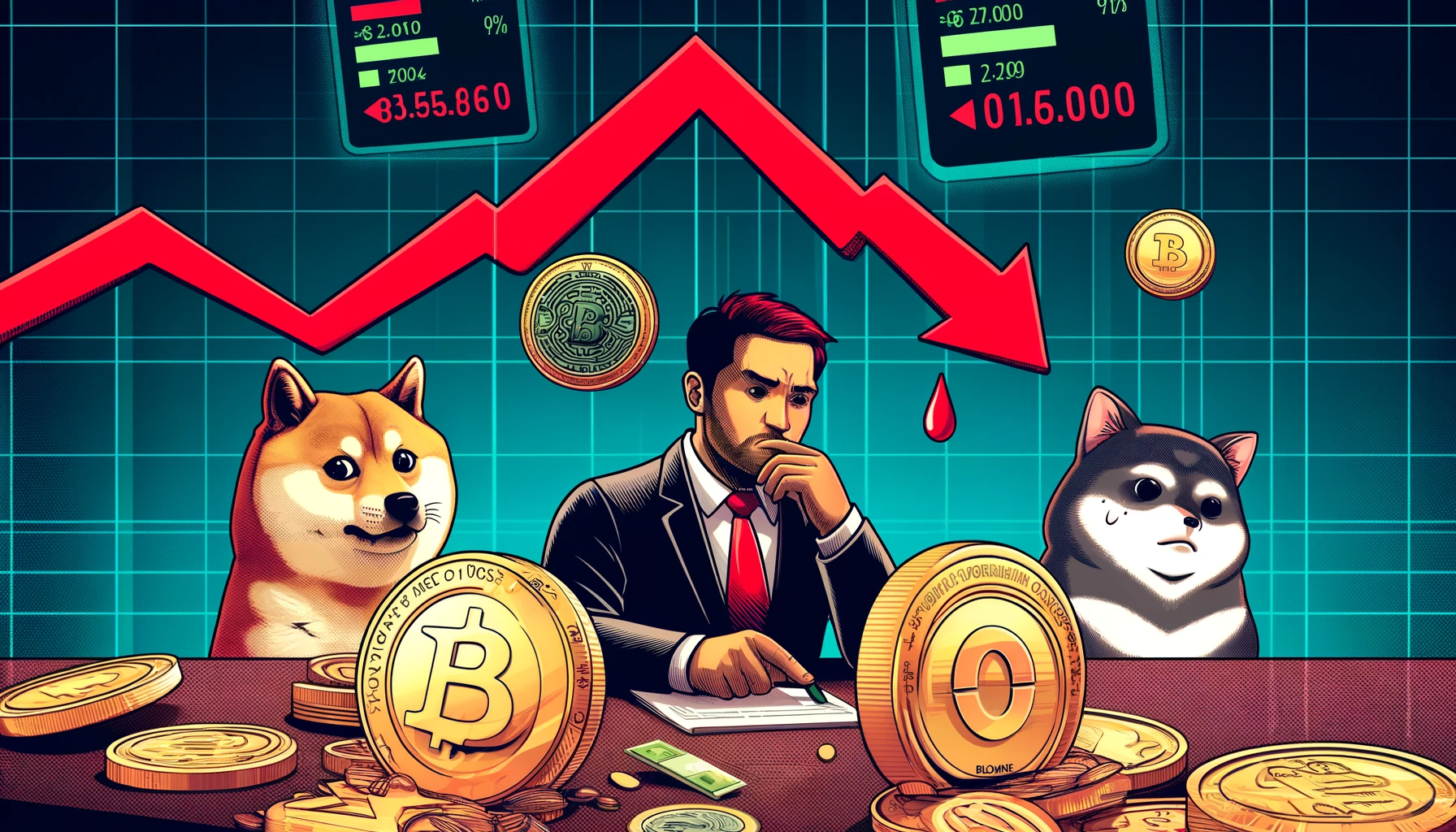 Meme Coin Crash: Einbruch bei Dogecoin, Shiba Inu und anderen – Ist das Ende nah?