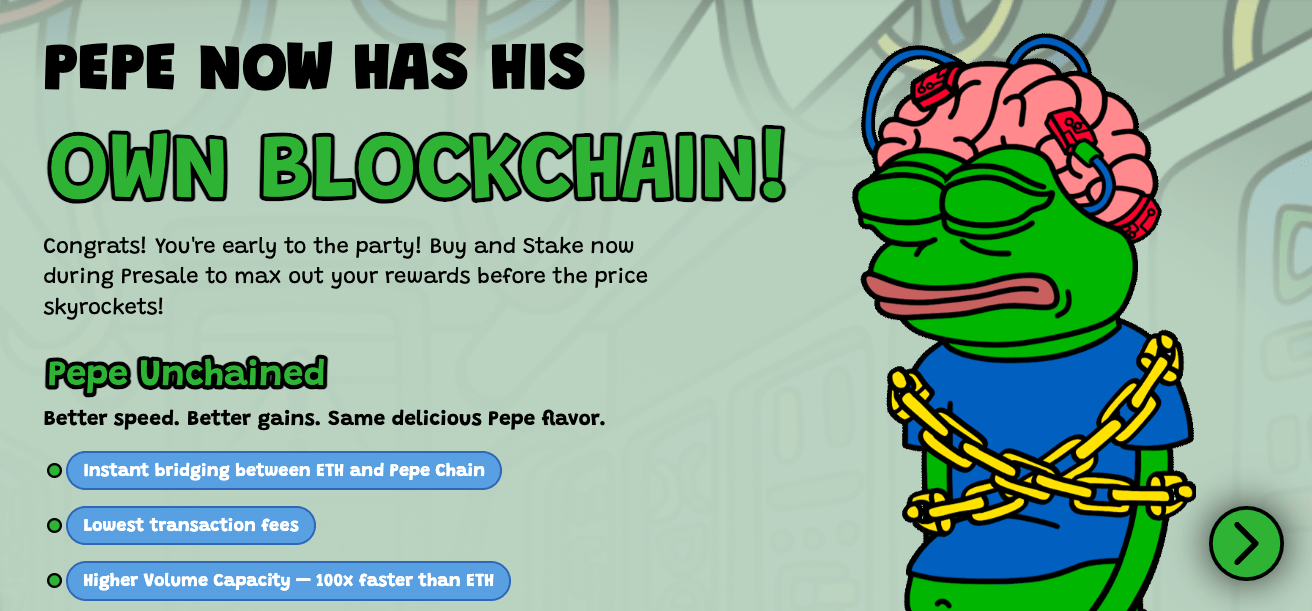 Pepe Unchainced