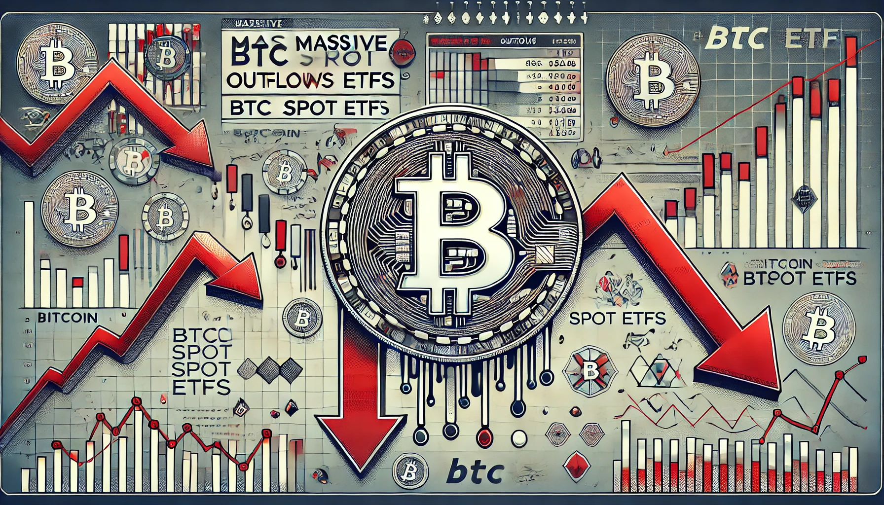 Bitcoin News: BTC Spot ETFs verzeichneten gestern wieder massive Abflüsse