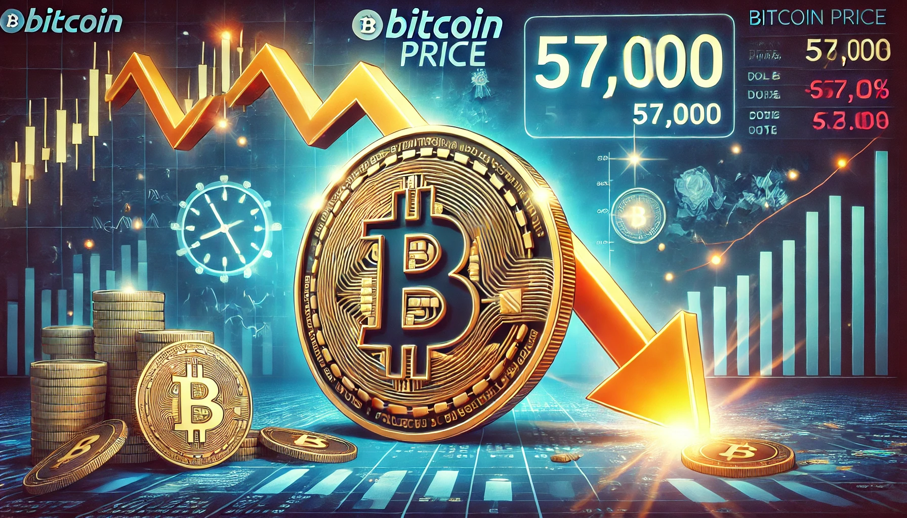 Bitcoin-Kurs fällt auf 57.000 Dollar – bietet sich jetzt ein günstiger Einstiegszeitpunkt