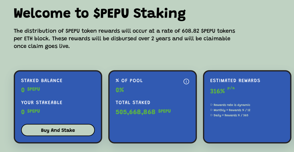 PEPU Staking 