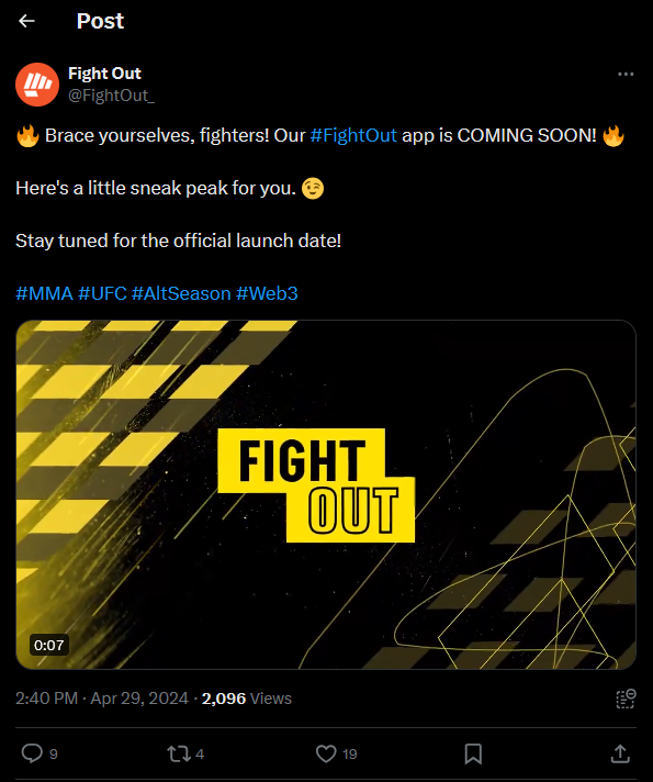 Fight Out Tweet