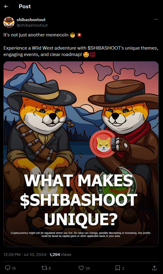 Shiba Shootout Tweet 2