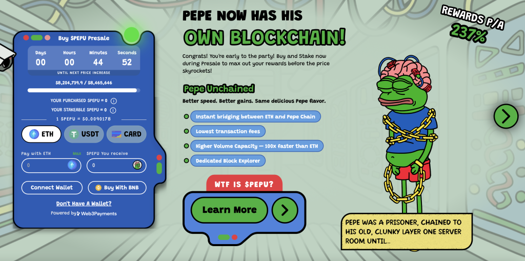 Pepe Unchained ICO 