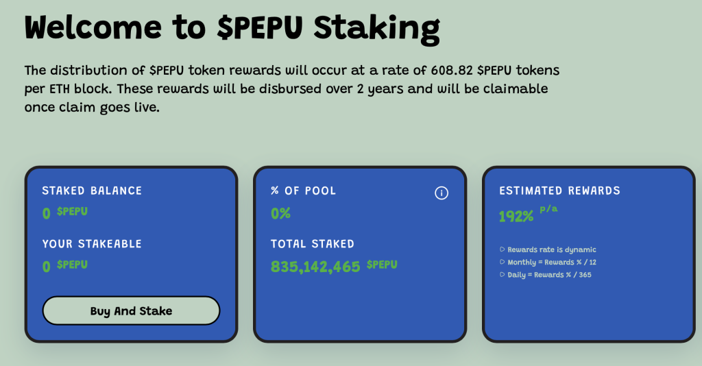 PEPU Staking 