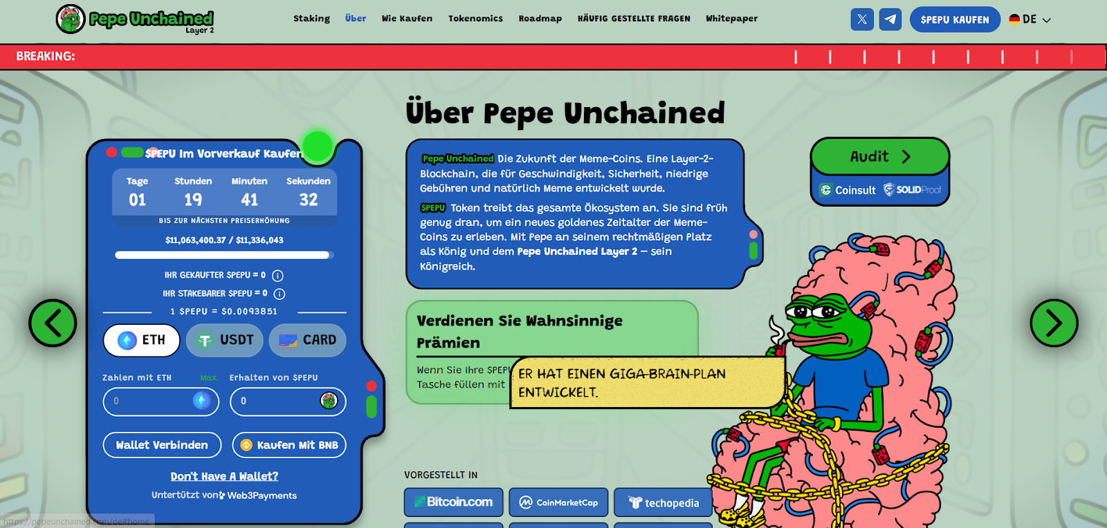 Pepe Unchained ICO 