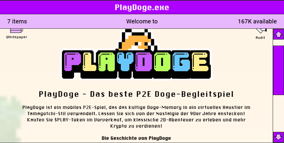 PlayDoge Game 