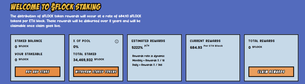 FLOCK Staking Pool 