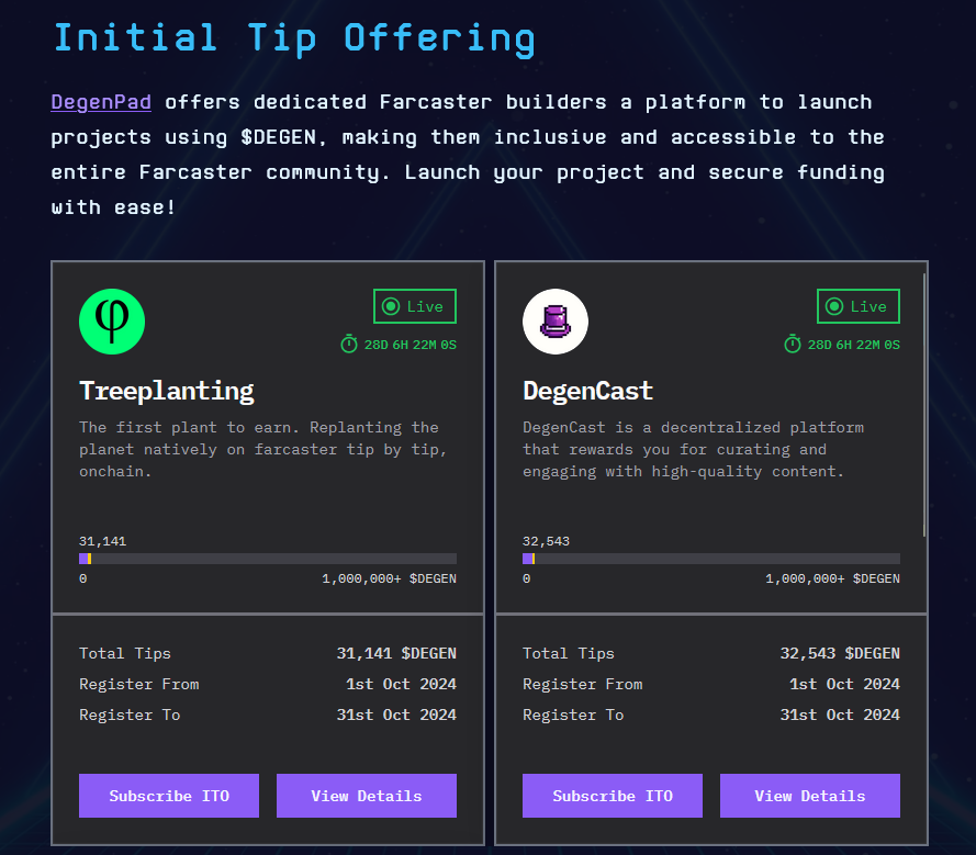 Initial Tip Offering Degen-Coin