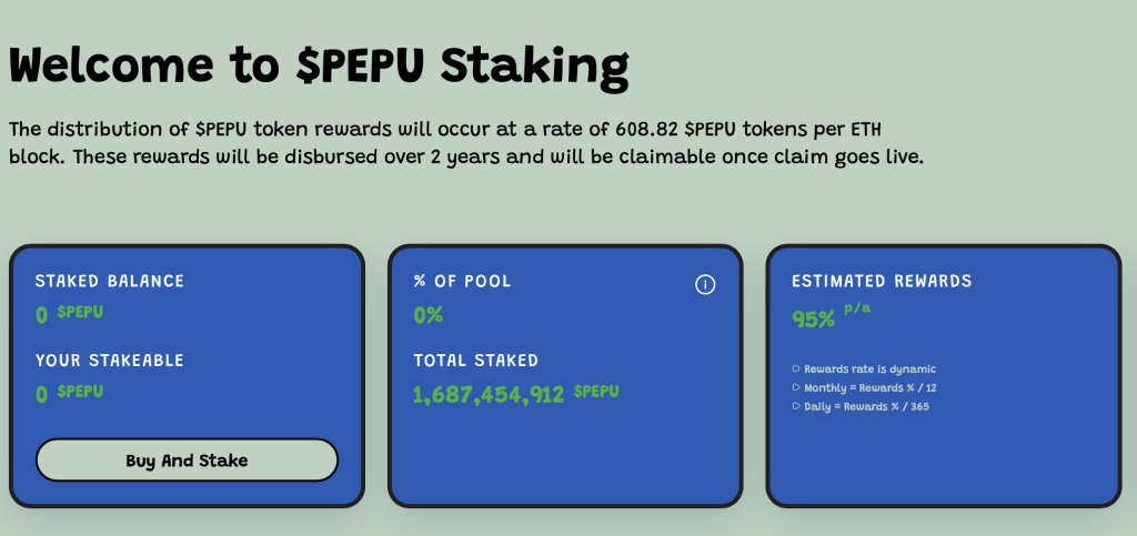 PEPU Staking 