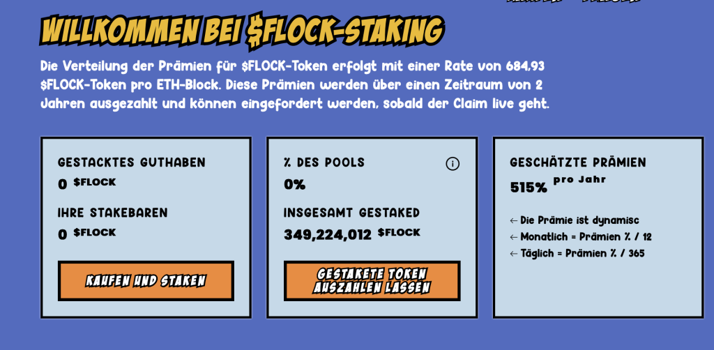 Staking Dashboard 