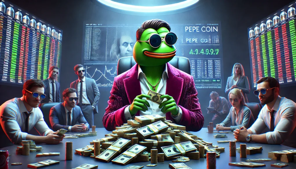 Pepe steigt 155 % in 1 Monat, waehrend WEPE rasant 400.000 $ erzielt