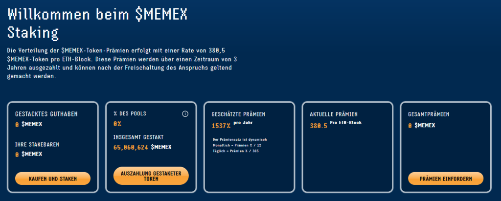 Meme Index Staking neu