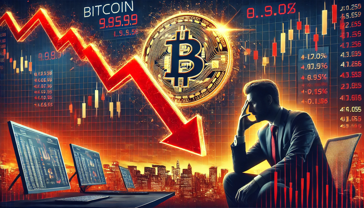 Kryptomarkt unter Druck: Bitcoin fällt unter 100.000 USD