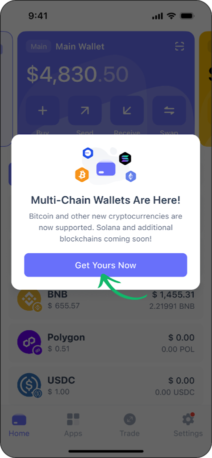 Best Wallet Multi-Chain-Wallet Anleitung 1