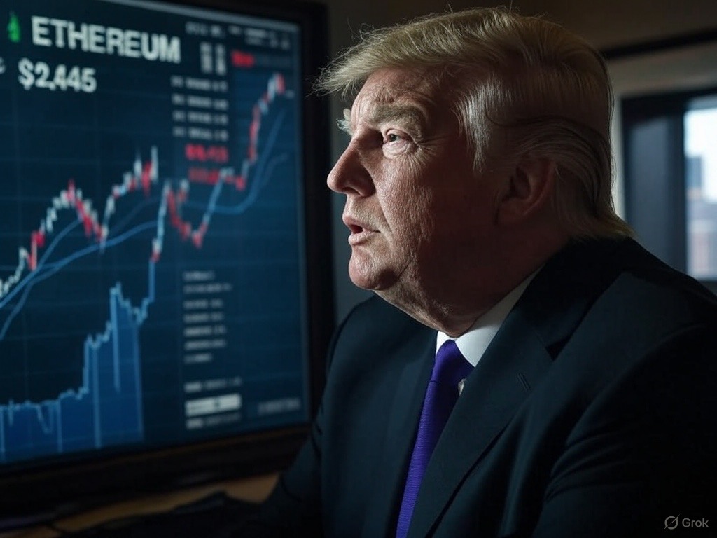 Kryptomarkt im Aufschwung: Trumps “Krypto-Strategic-Reserve” treibt Ethereum auf 2.445 US-Dollar