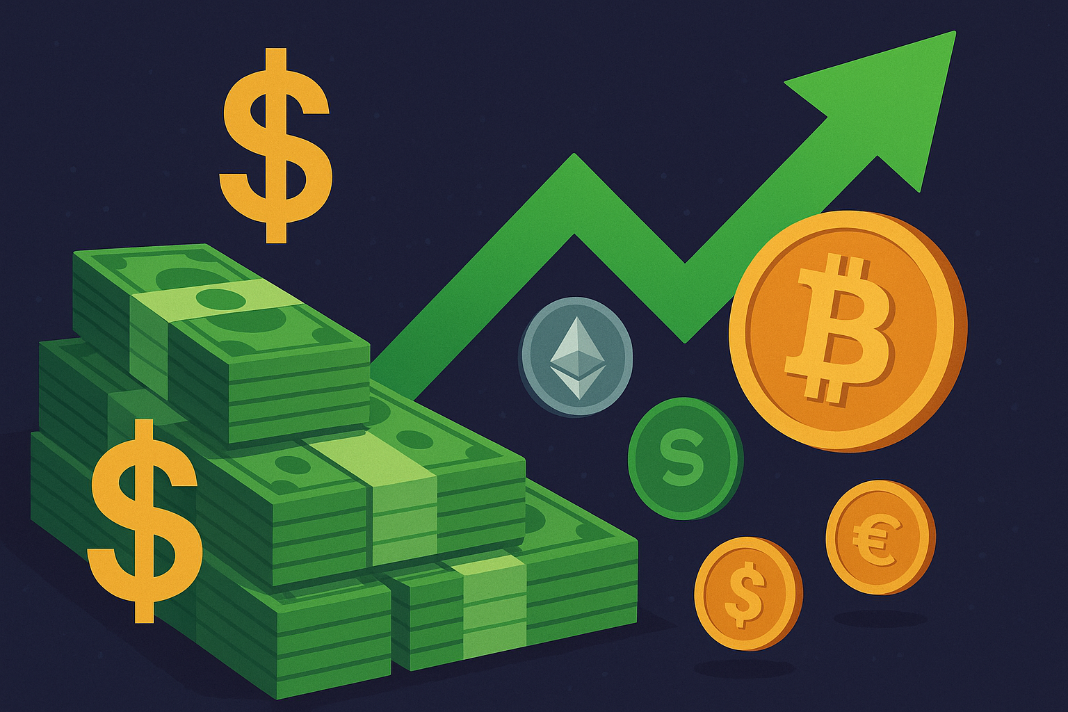 Krypto News: In den letzten 48 Stunden flossen über 260 Milliarden $ in den Kryptomarkt