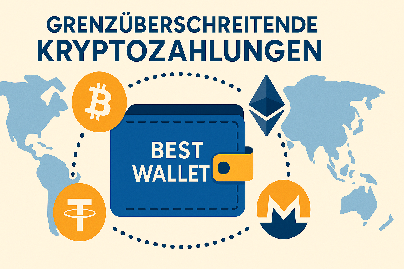 Kryptos steigen und Wallets führend bei grenzüberschreitendem Zahlungsverkehr