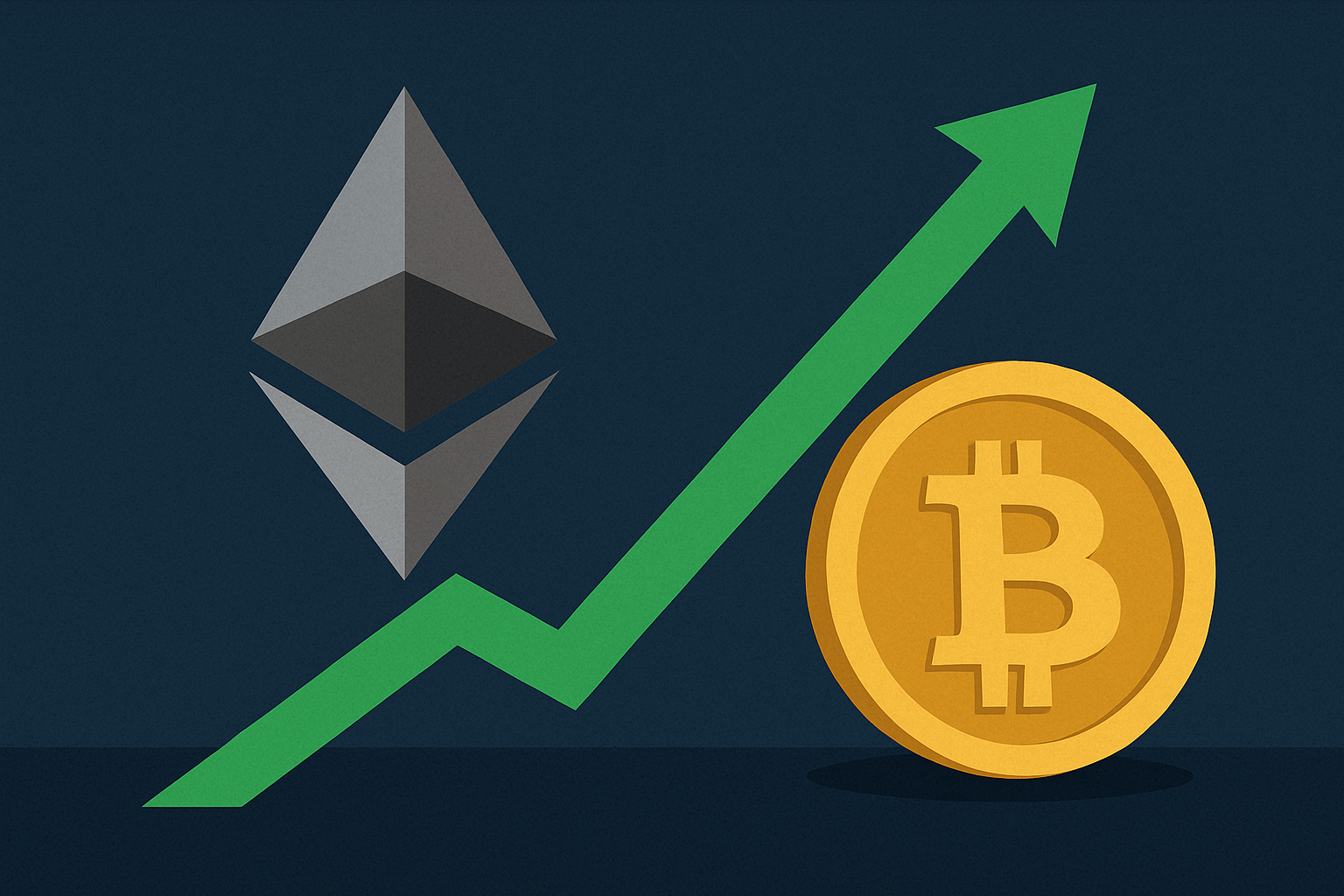 Ethereum bricht aus Abwärtstrend – könnte ETH nun der BTC-Rallye folgen?