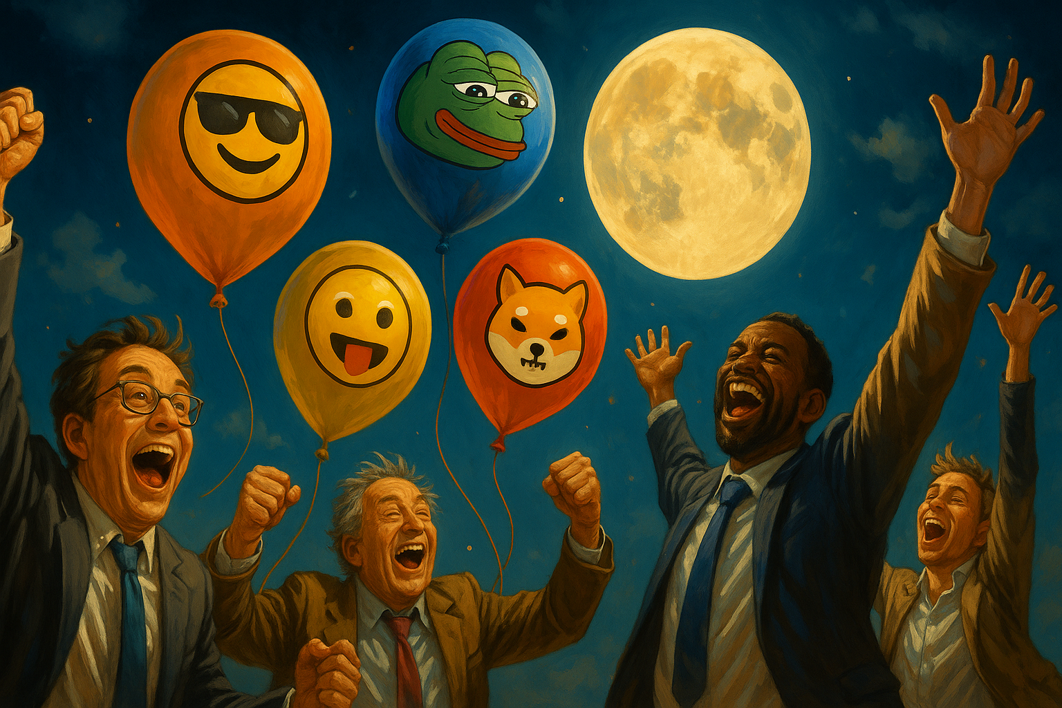 Krypto-News: Investoren pumpen wieder Memecoins in die Trends