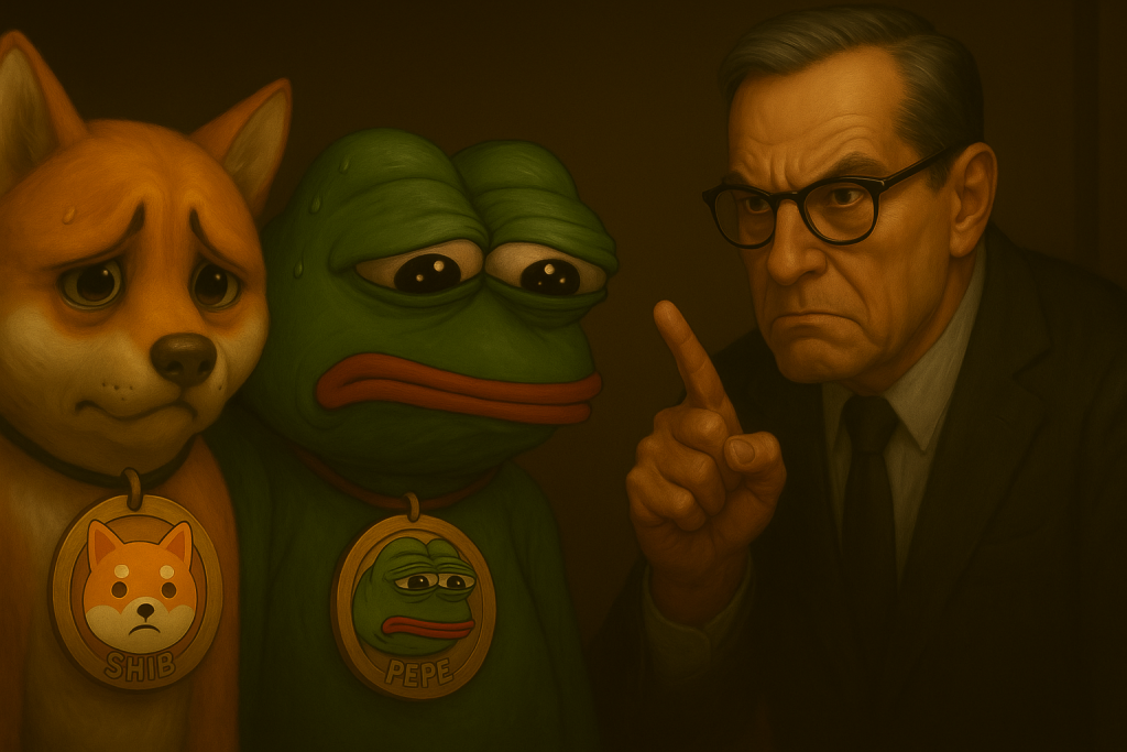 Memecoins kommen nicht zurueck Krypto-Experte loest heiße Diskussion aus