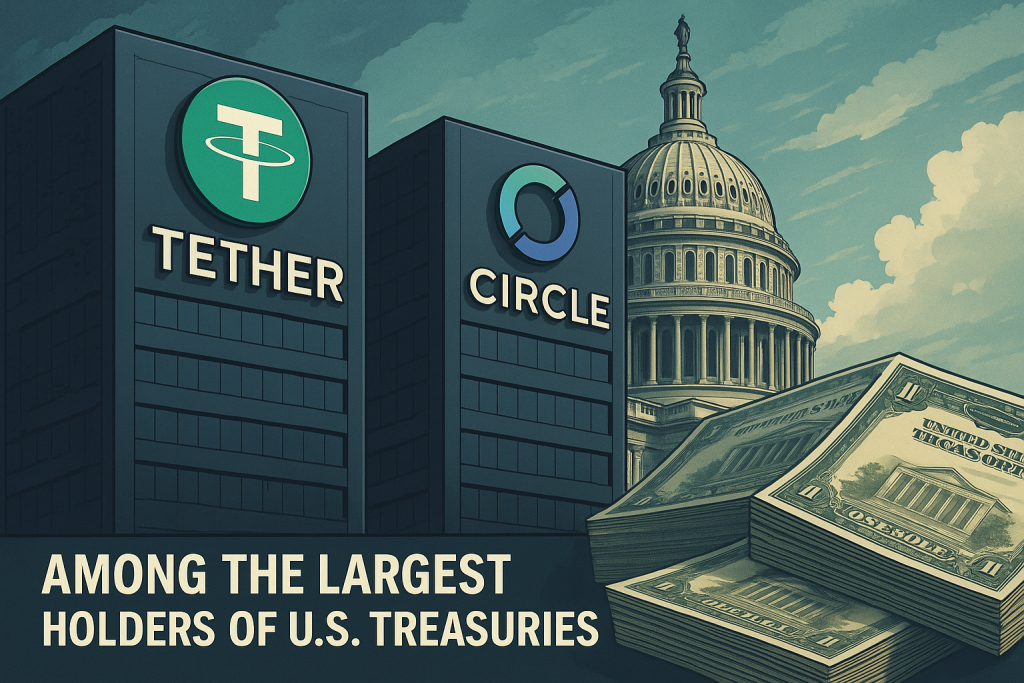Stablecoin-Emittenten werden zu groessten Haltern von US-Staatsanleihen