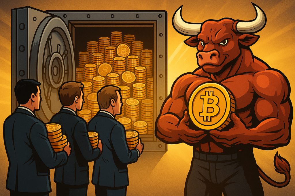 Krypto-Treasury-Aktien explodieren, bietet erster Bitcoin-Treasury-Memecoin mehr