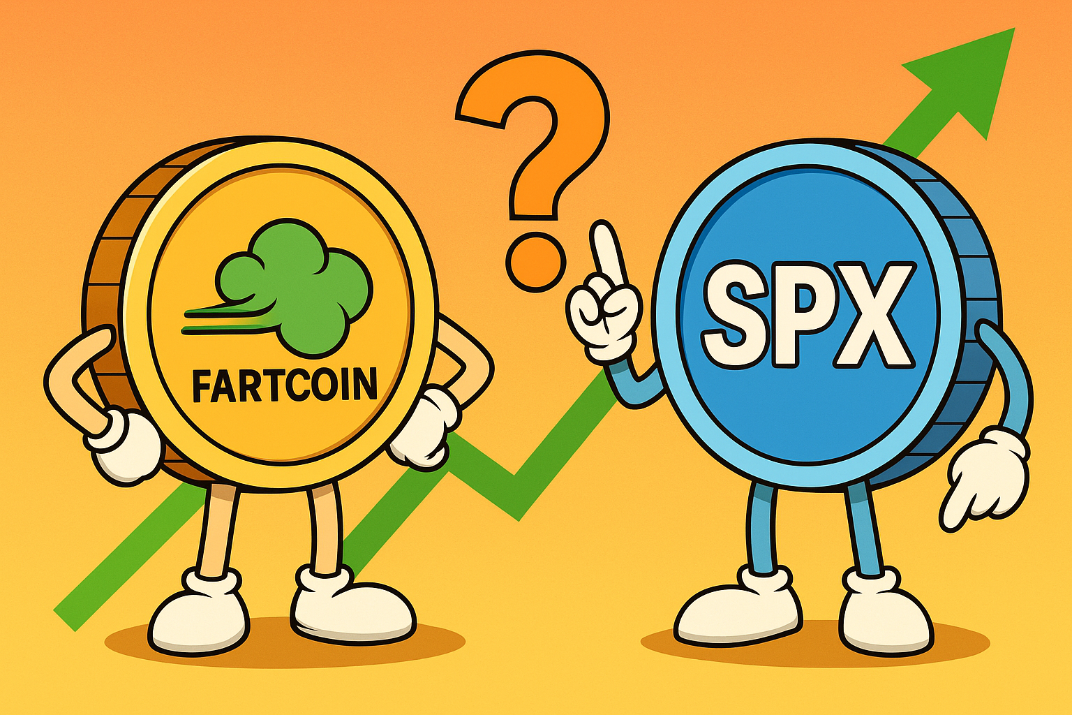 Krypto News: FARTCOIN und SPX haben den 1-$-Widerstand geknackt – welcher Coin hat jetzt mehr Potenzial?
