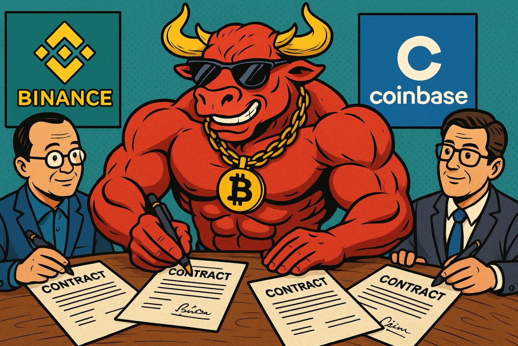 Bitcoin steuert auf Allzeithoch zu, waehrend BTC Bull Token 194 % steigt