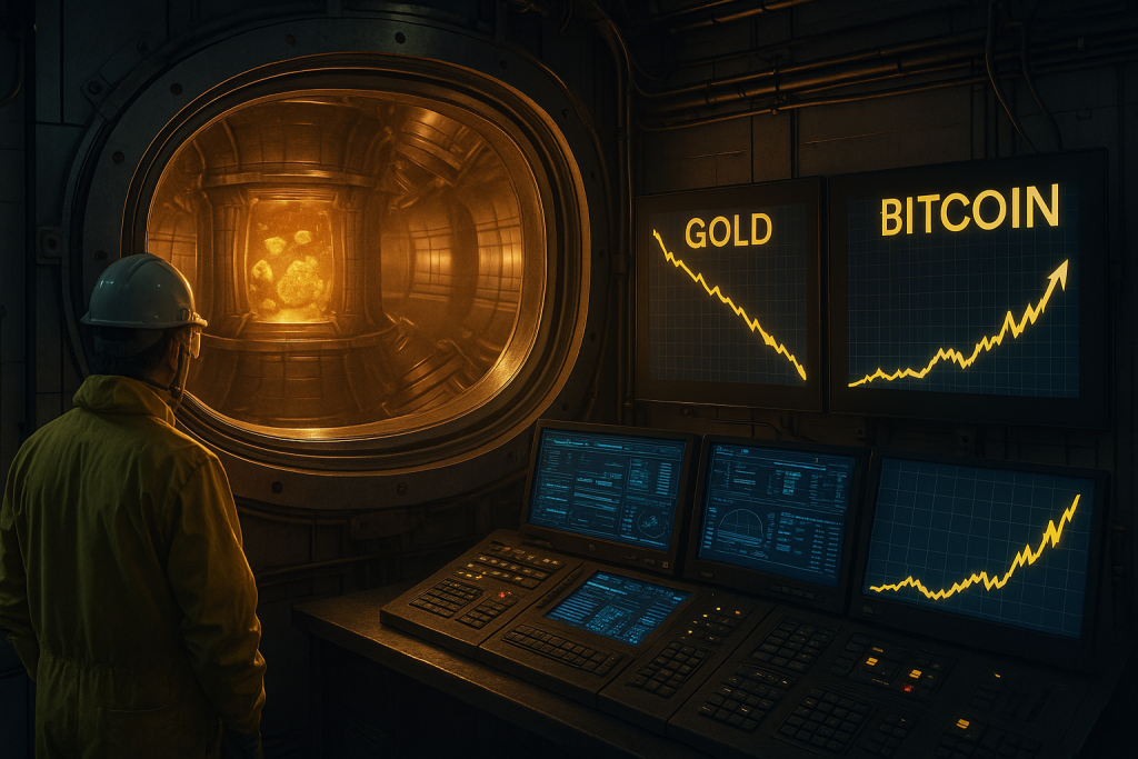 Bitcoin wird Gold schlagen, da es nun bei Kernfusion als Abfallprodukt anfaellt