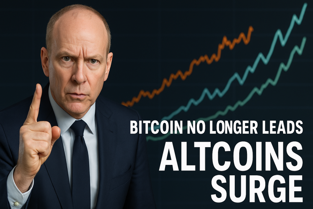 Krypto-Analyst Visser warnt Bitcoin wird bald nicht mehr fuehren