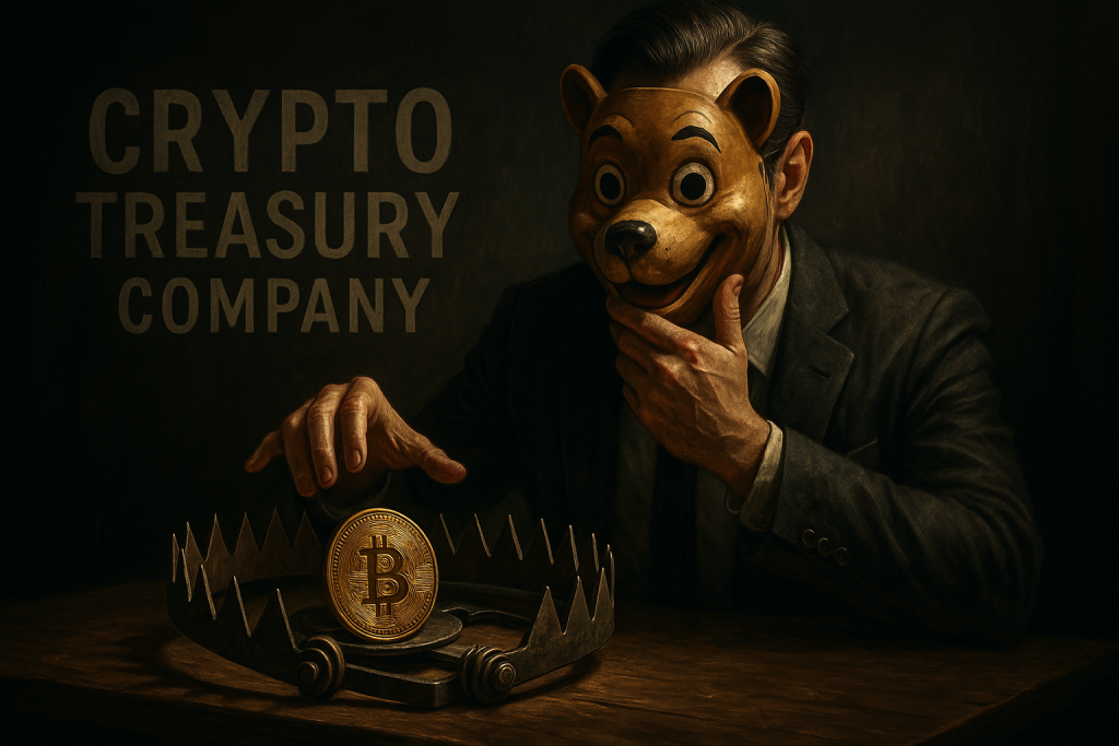 Krypto-Treasury-Unternehmen nur eine gefaehrliche Falle fuer Krypto-Markt
