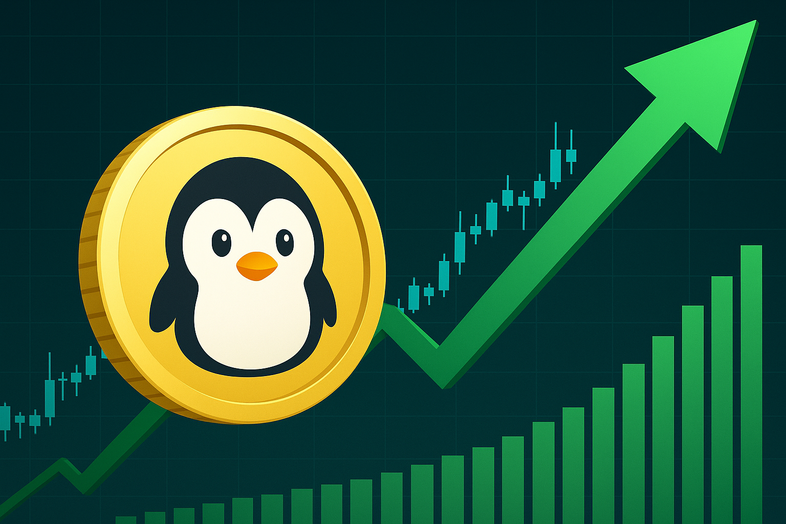 Krypto News: PENGU-Rallye nicht zu stoppen – Kurs steigt über 0,04 $
