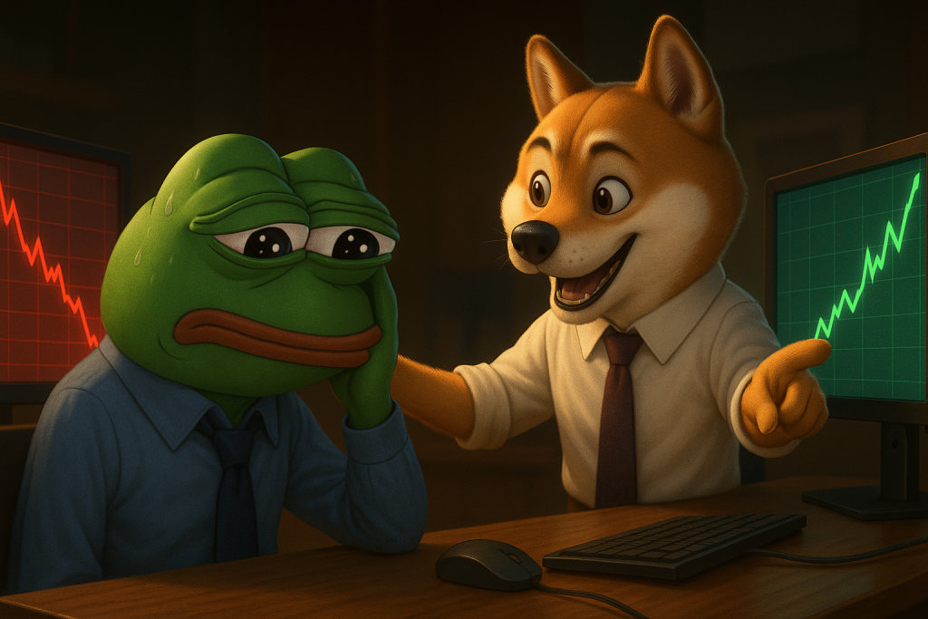 Beste Memecoins, die auch in diesem Umfeld im Preis steigen