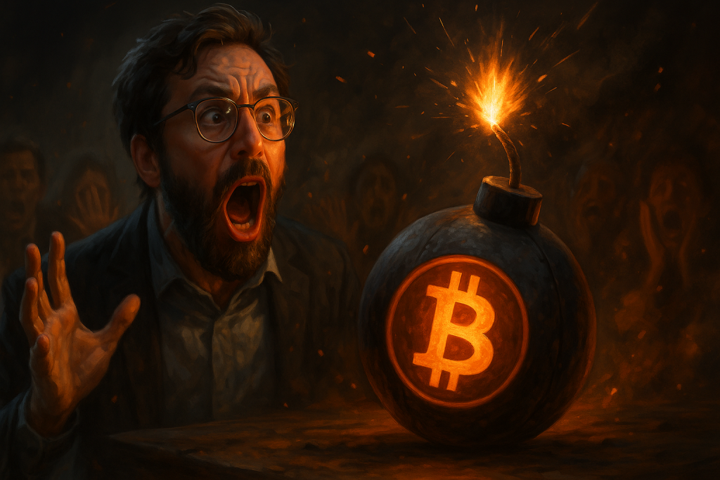 Bitcoin eine tickende Zeitbombe Krypto-Experte schockiert mit Analyse