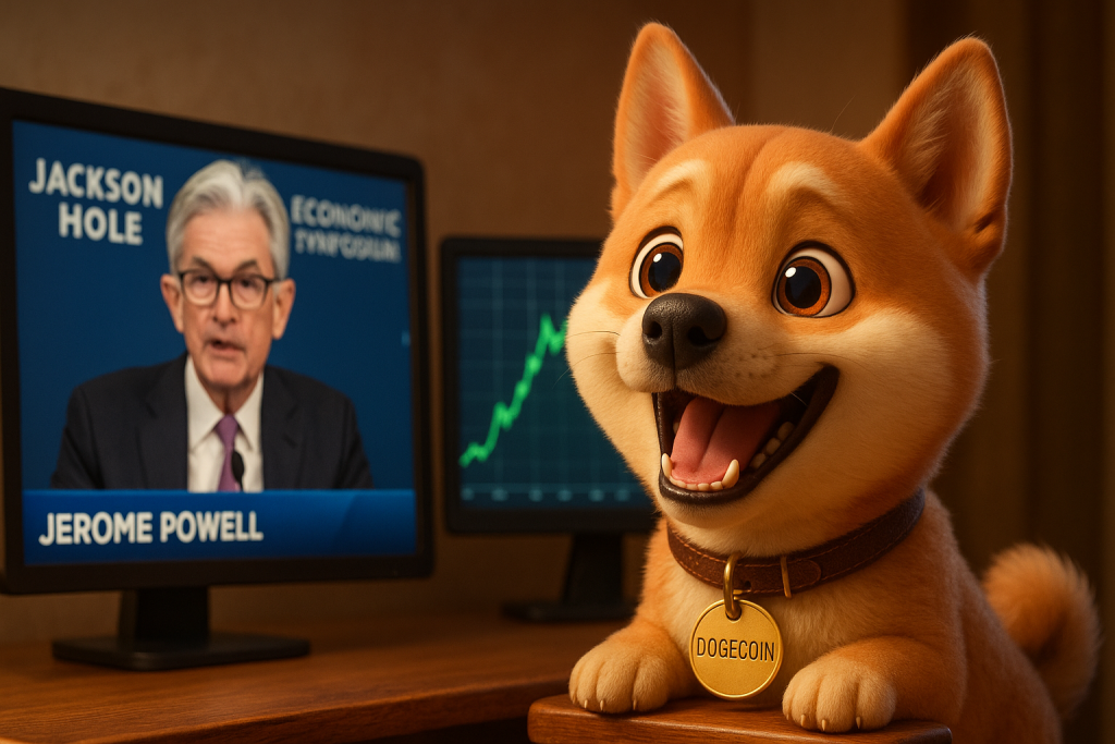 Dogecoin-Kurs-Prognose Jackson-Hole-Rally nur temporaer
