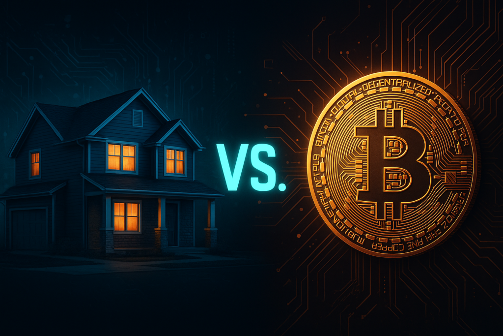 Haus oder Bitcoin kaufen - Was lohnt sich jetzt mehr