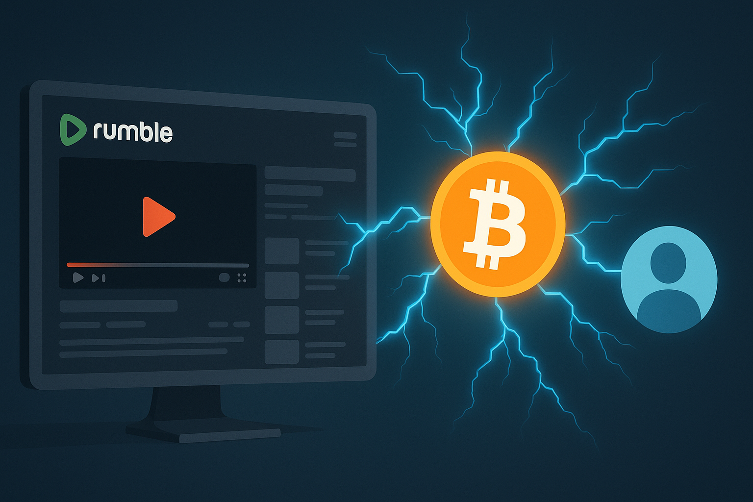 Videoplattform Rumble integriert Lightning Network für Bitcoin-Zahlungen